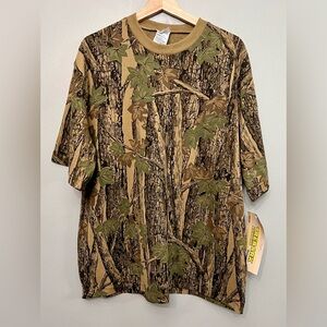 Horizon Trebark Woodland Camouflage Short Sleeve T-shirt Size Large